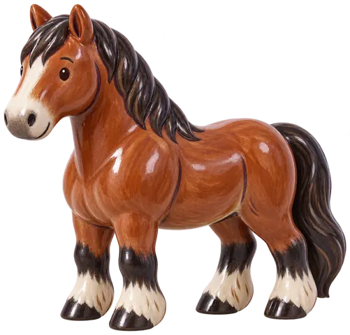 Trait slovène, figurine en faïence de FermeVallée
