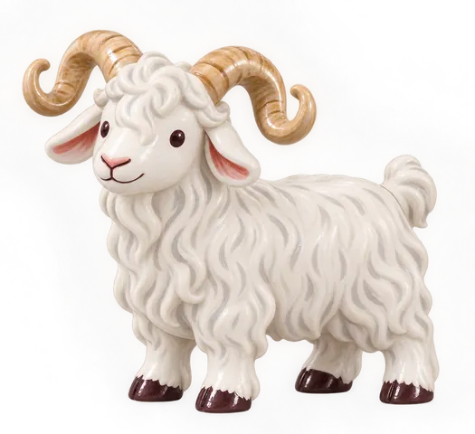 Angora, figurine en faïence de FermeVallée