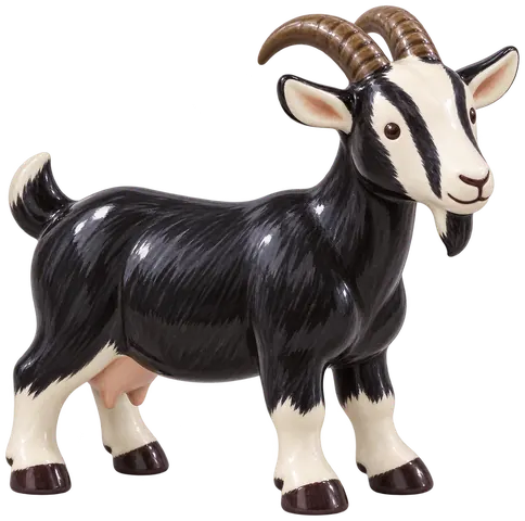 Chèvre de Savoie, figurine en faïence de FermeVallée