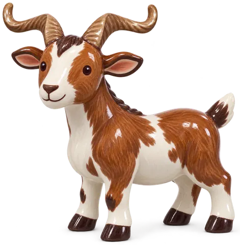 Chèvre du Rove, figurine en faïence de FermeVallée