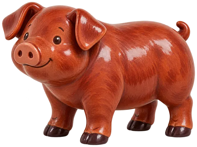 Duroc, figurine en faïence de FermeVallée