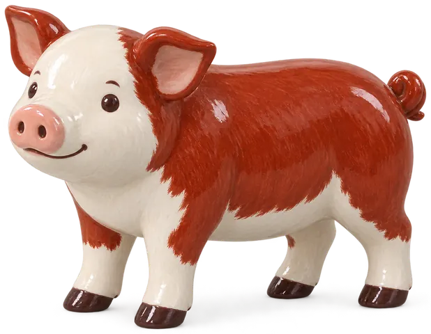Hereford, figurine en faïence de FermeVallée