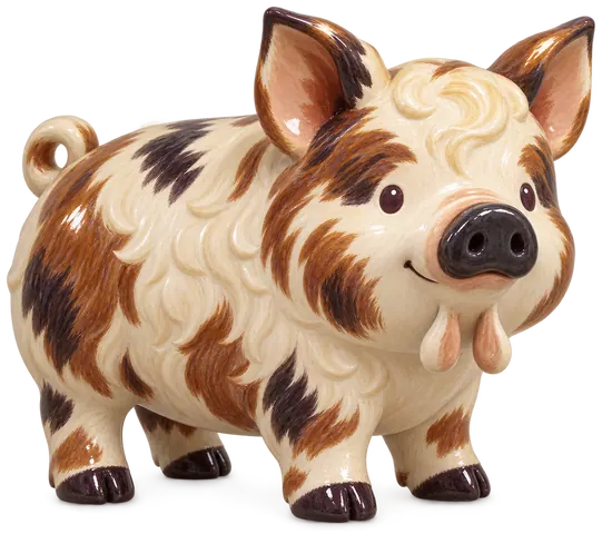 Kunekune, figurine en faïence de FermeVallée