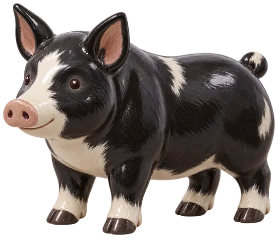 Mulefoot, figurine en faïence de FermeVallée