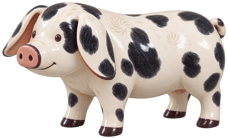 Porc de Bayeux, figurine en faïence de FermeVallée