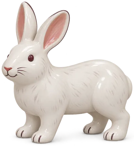 Blanc de Termonde, figurine en faïence de FermeVallée
