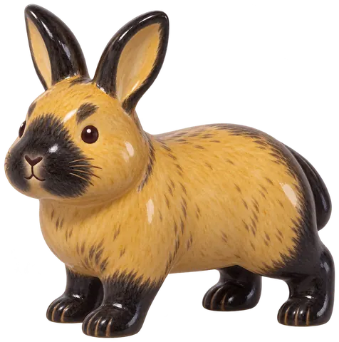 Chamois de Thuringe, figurine en faïence de FermeVallée