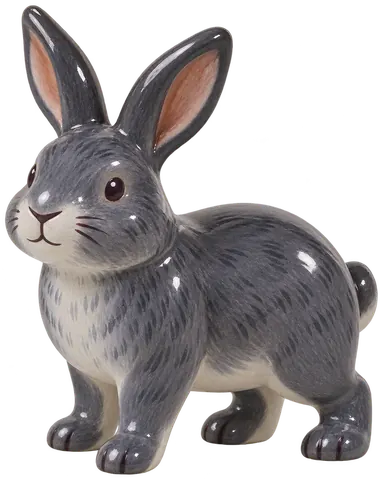 Gris du Bourbonnais, figurine en faïence de FermeVallée