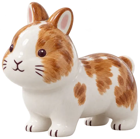 Lapin nain, figurine en faïence de FermeVallée