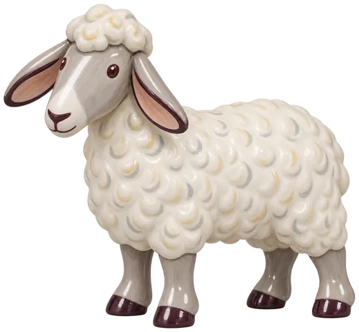 Aure et campan, figurine en faïence de FermeVallée