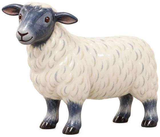 Bleu du Maine, figurine en faïence de FermeVallée