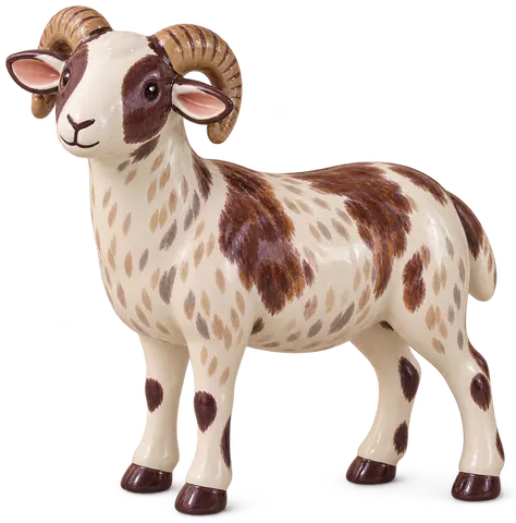 Brebis landaise, figurine en faïence de FermeVallée