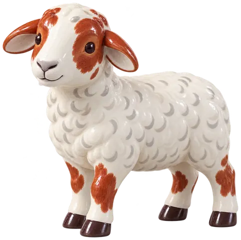 Castillonnaise, figurine en faïence de FermeVallée