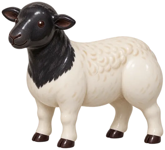 Dorper, figurine en faïence de FermeVallée