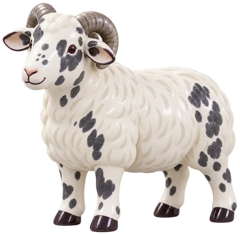 Entre-Sambre-et-Meuse, figurine en faïence de FermeVallée