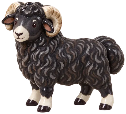 Karakul, figurine en faïence de FermeVallée