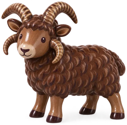 Loaghtan, figurine en faïence de FermeVallée