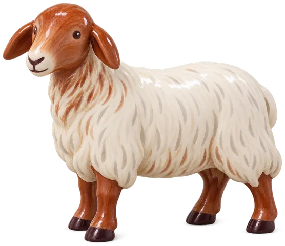 Manech tête rousse, figurine en faïence de FermeVallée