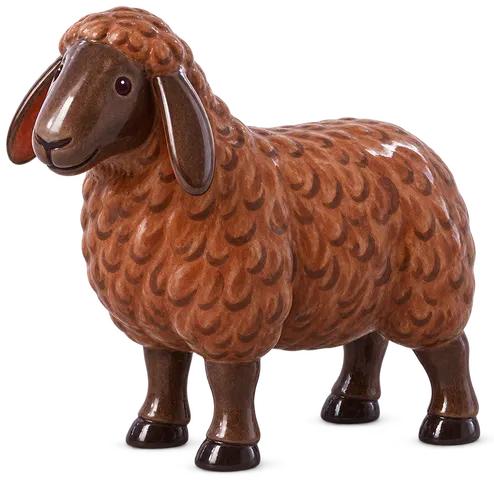 Mouton d’Engadine, figurine en faïence de FermeVallée