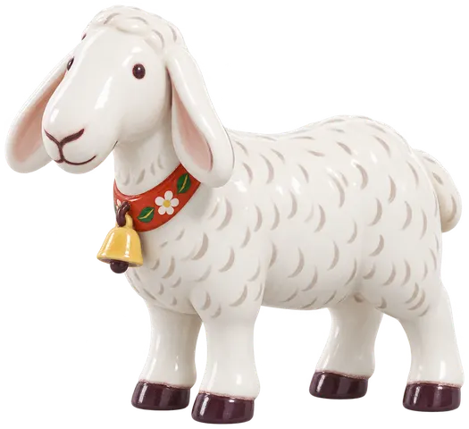 Mouton du Tyrol, figurine en faïence de FermeVallée