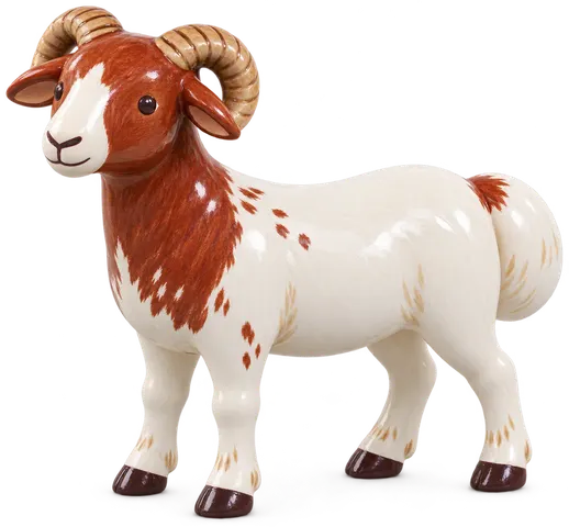 Namaqua Afrikaner, figurine en faïence de FermeVallée