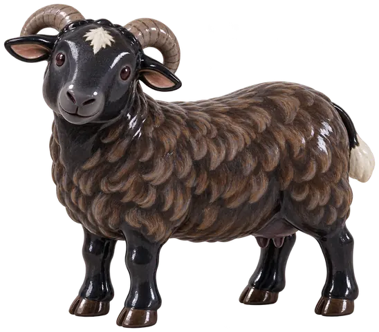 Noire du Velay, figurine en faïence de FermeVallée