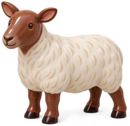 Roussin de la Hague, figurine en faïence de FermeVallée