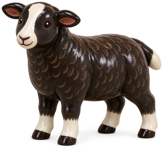 Zwartbles, figurine en faïence de FermeVallée