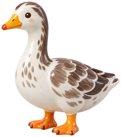 Oie d’Öland, figurine en faïence de FermeVallée