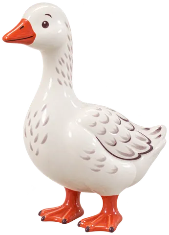 Oie de Diepholz, figurine en faïence de FermeVallée