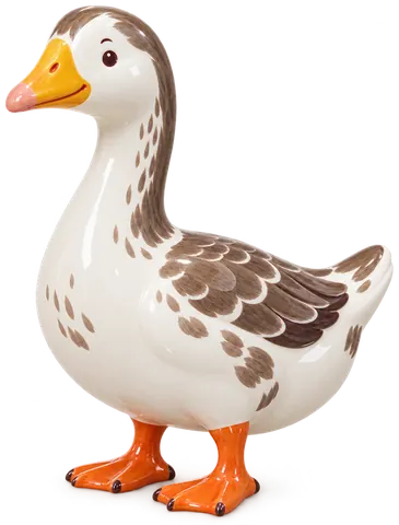 Oie de la Leine, figurine en faïence de FermeVallée