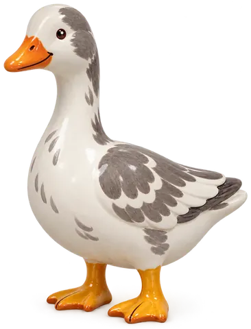 Oie de Twente, figurine en faïence de FermeVallée