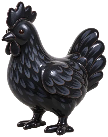 Cemani, figurine en faïence de FermeVallée