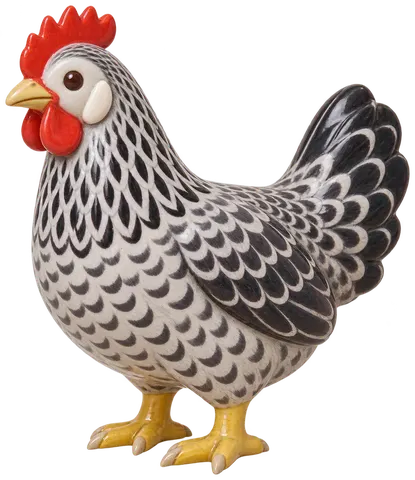 Fayoumi, figurine en faïence de FermeVallée