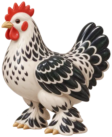 Sabelpoot, figurine en faïence de FermeVallée