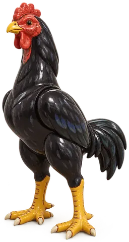 Shamo, figurine en faïence de FermeVallée