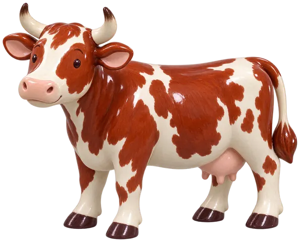 Ayrshire, figurine en faïence de FermeVallée