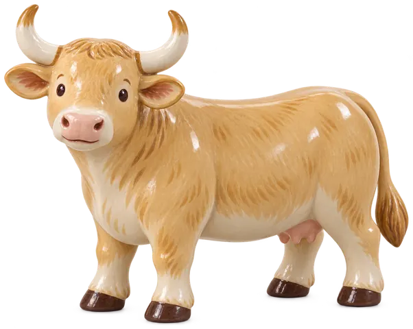 Blonde des Pyrénées, figurine en faïence de FermeVallée