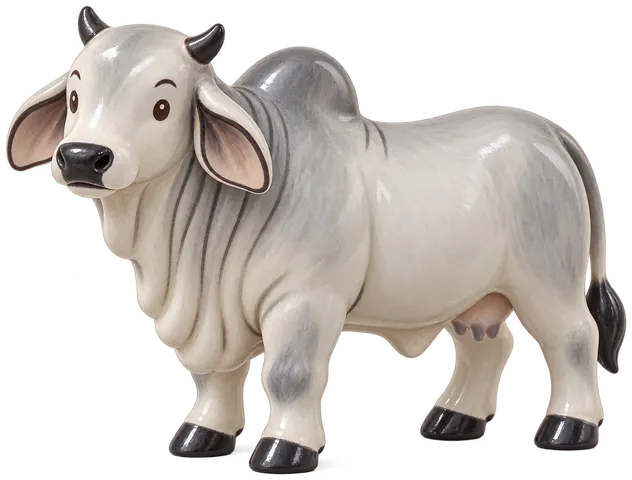 Brahmane, figurine en faïence de FermeVallée