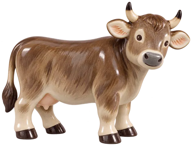 Braunvieh, figurine en faïence de FermeVallée