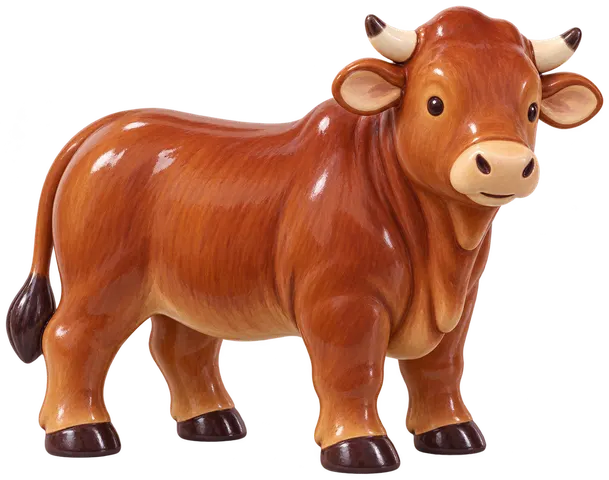 Droughtmaster, figurine en faïence de FermeVallée