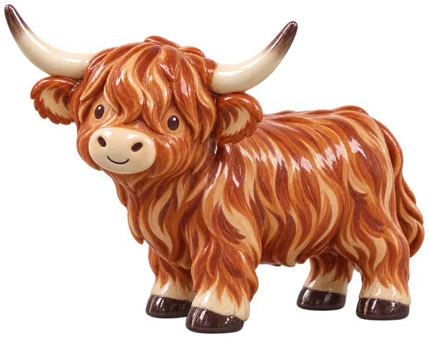 Highland, figurine en faïence de FermeVallée