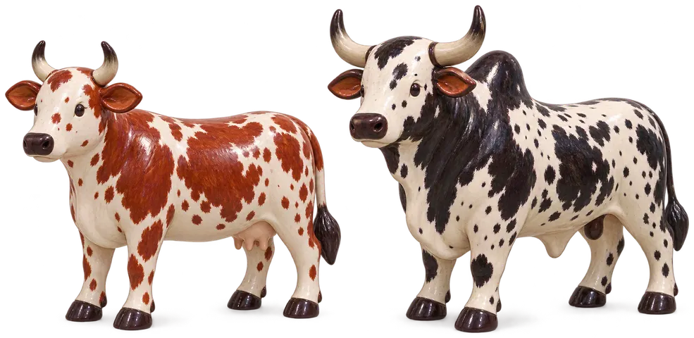 Nguni, figurine en faïence de FermeVallée