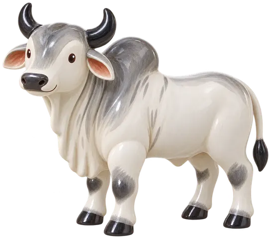 Ongole, figurine en faïence de FermeVallée