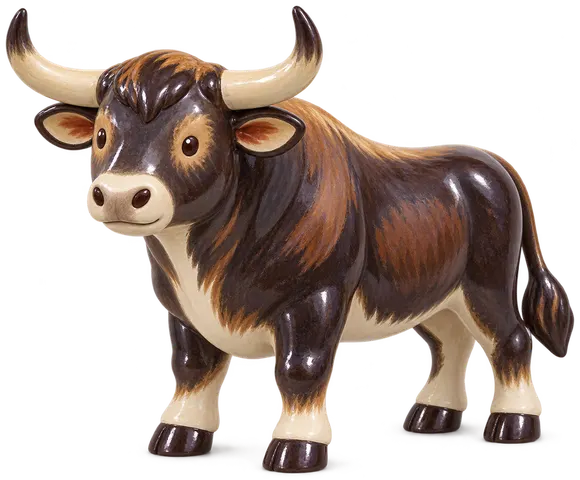 Projet Auerrind, figurine en faïence de FermeVallée