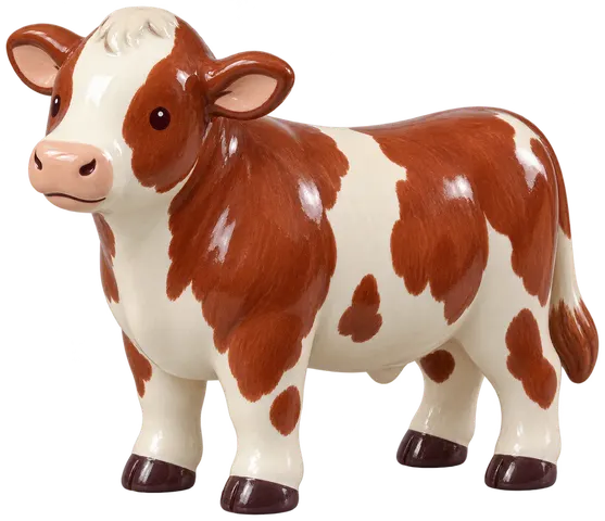 Rameau sans cornes, figurine en faïence de FermeVallée