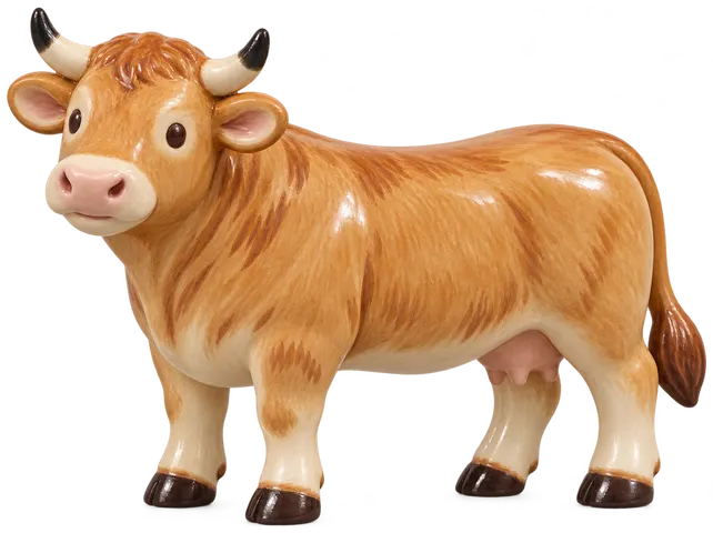 Rubia galega, figurine en faïence de FermeVallée