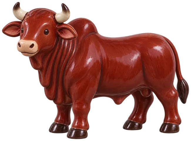 Santa Gertrudis, figurine en faïence de FermeVallée
