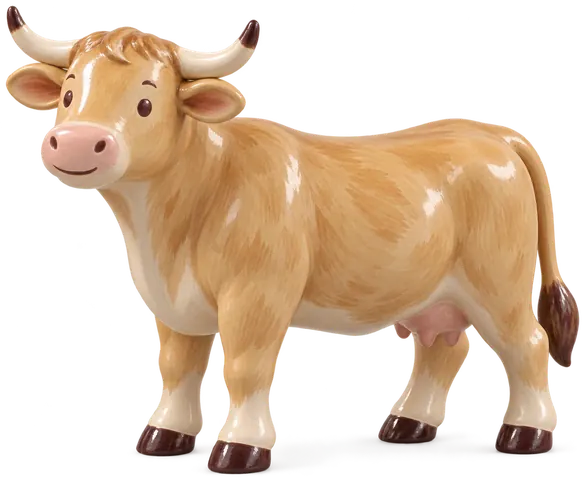 Villard-de-Lans, figurine en faïence de FermeVallée