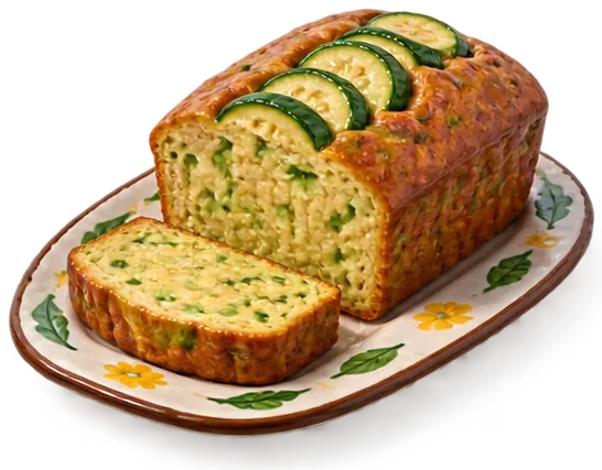 Cake aux courgettes, figurine de la ferme